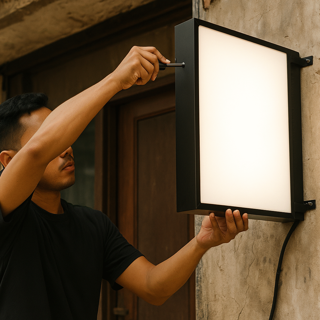 Tips Pemasangan Neon Box