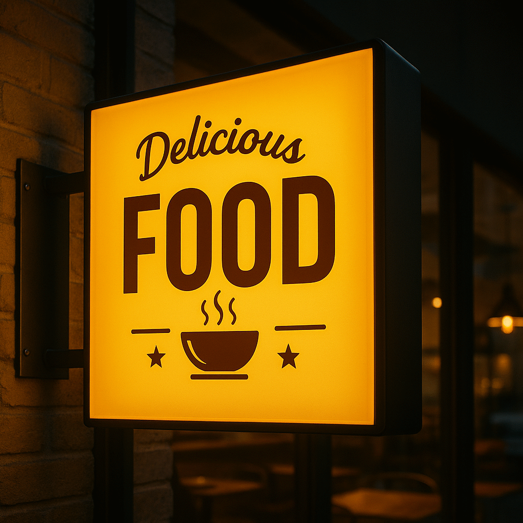 13 Contoh Plang Neon Box untuk Usaha Kuliner